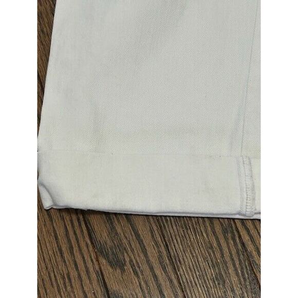 Lilly Pulitzer Main Line Straight Leg Jeans Mid Rise Pockets Denim White Size 4 - Picture 14 of 15
